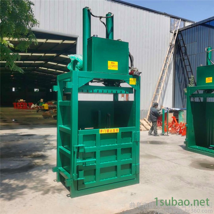 佳鑫机械 废旧棉花压包机 饲料稻草压缩成型机 立式40吨易拉罐压块机价格图4