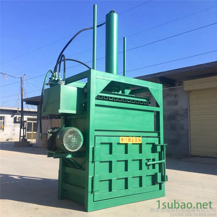 佳鑫机械 废旧棉花压包机 饲料稻草压缩成型机 立式40吨易拉罐压块机价格图8