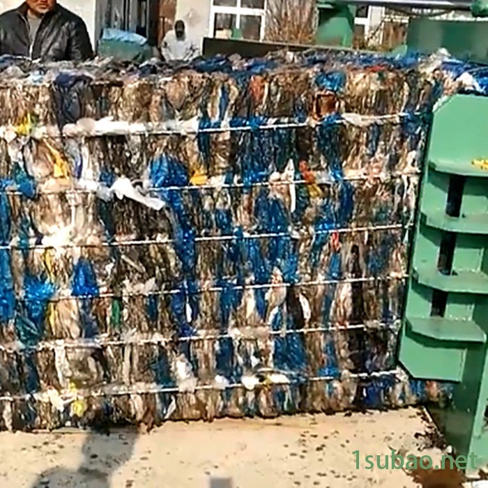 远浩 铝箔啤酒花毛球打包机 铝合金门窗压块机 轮胎压缩成型打包机图4