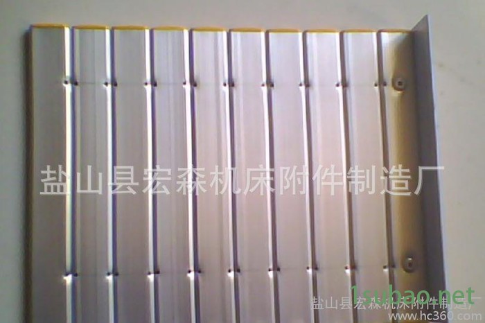 专业生产铝型材防护帘 -机床附件-螺旋钢带保护套图2
