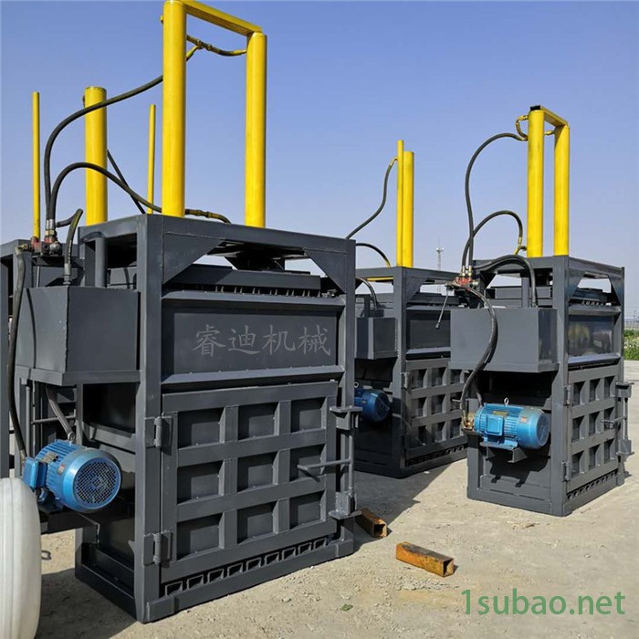 睿迪80吨立式液压打包机废纸废铁塑料压缩成型机图8