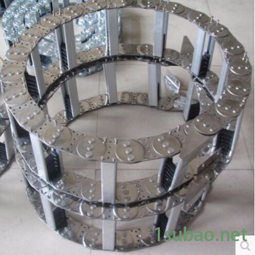 加厚渗碳特种加工TL拖链 304材质高速机床坦克链 雕刻机床床钢铝拖链 钢制拖链 工程拖链量大优惠昕瑜机床附件图2