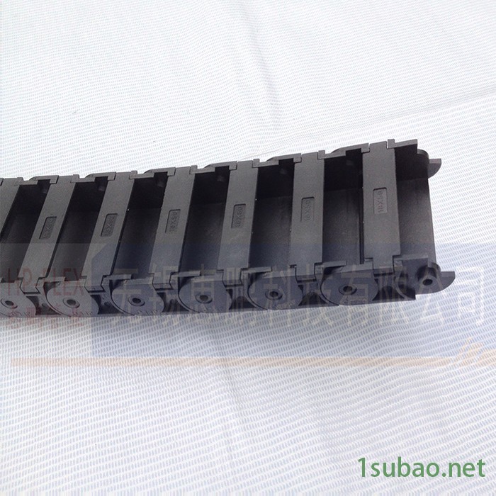 工程塑料拖链K25系列25*57，机床附件拖链，封闭两侧开尼龙拖链图2