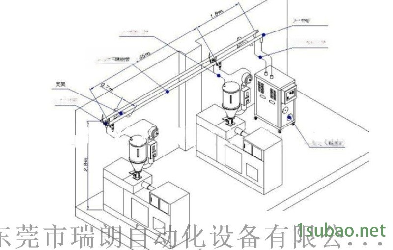 一对二除湿干燥机，集中干燥除湿机图4