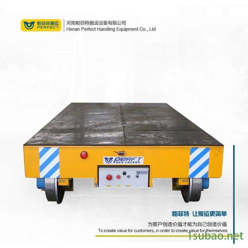 低压轨道平板车工厂物料周转模具转运 5吨托盘转运车图2