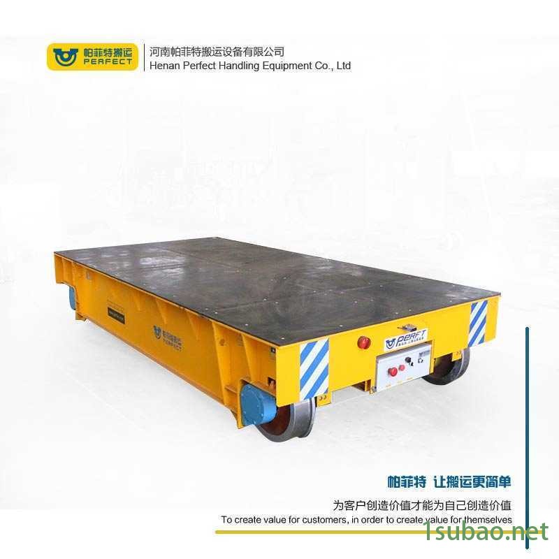 低压轨道平板车工厂物料周转模具转运 5吨托盘转运车图3