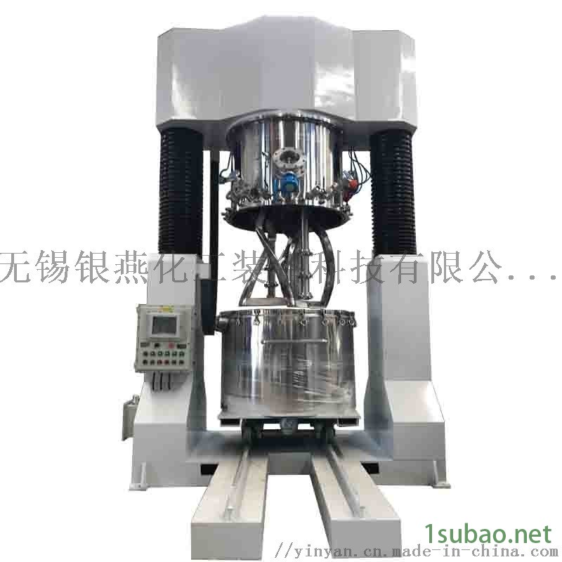 导热硅脂行星动力分散搅拌混合机，双行星混合搅拌机图2