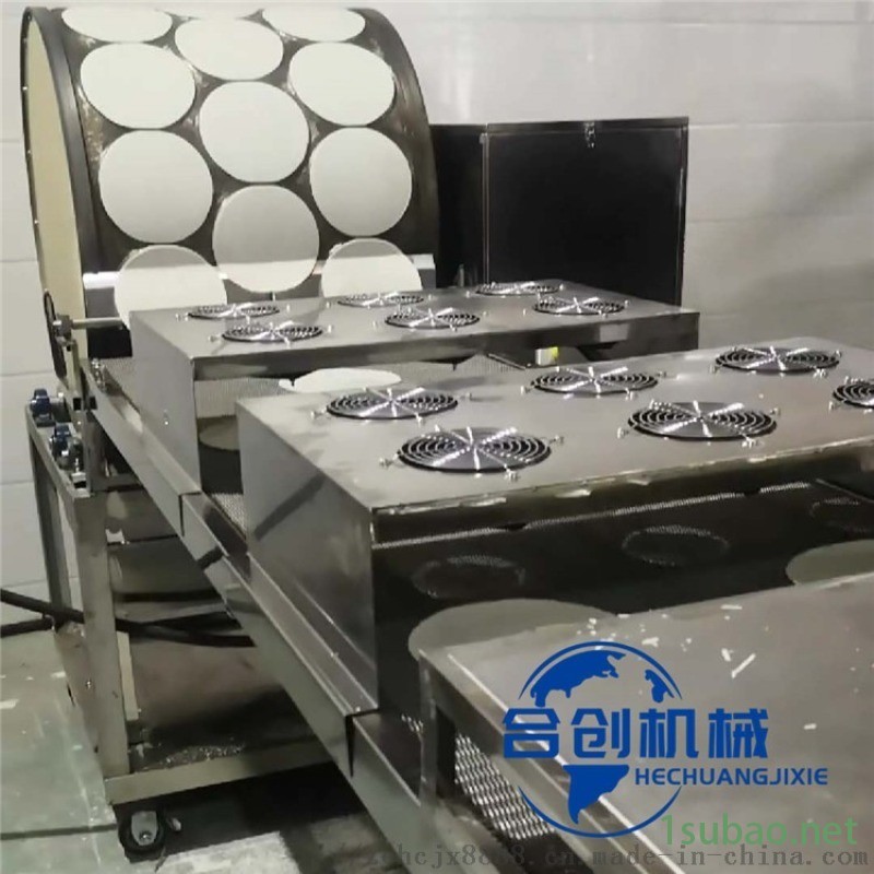 合创牌春卷皮机，燃气加热春卷皮机，全自动春卷皮设备图2