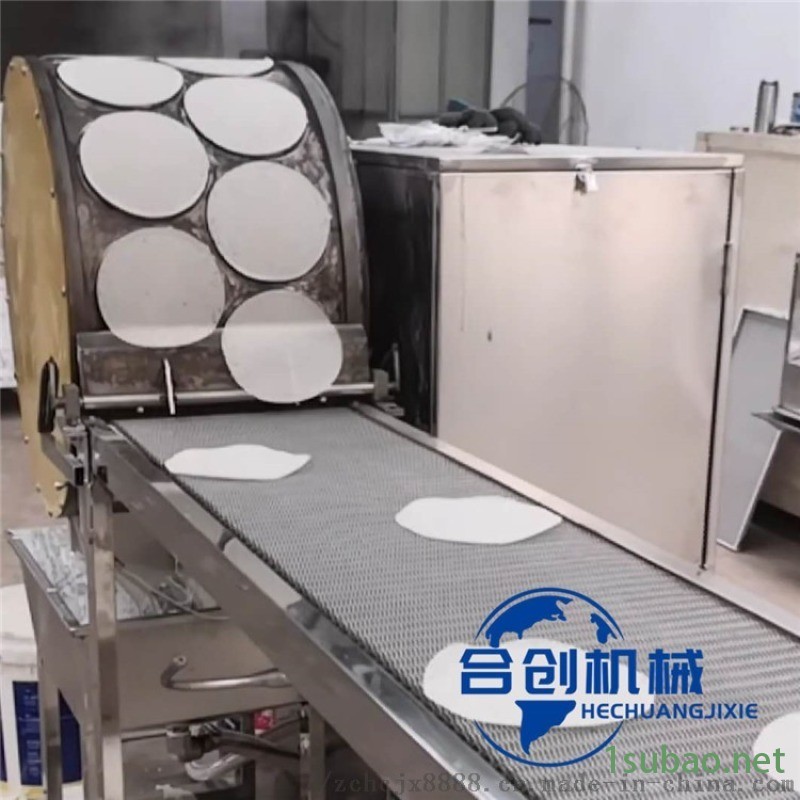 合创牌春卷皮机，燃气加热春卷皮机，全自动春卷皮设备图5