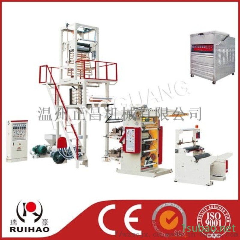 SD-40D×2×600型 双色彩条吹膜机组图2