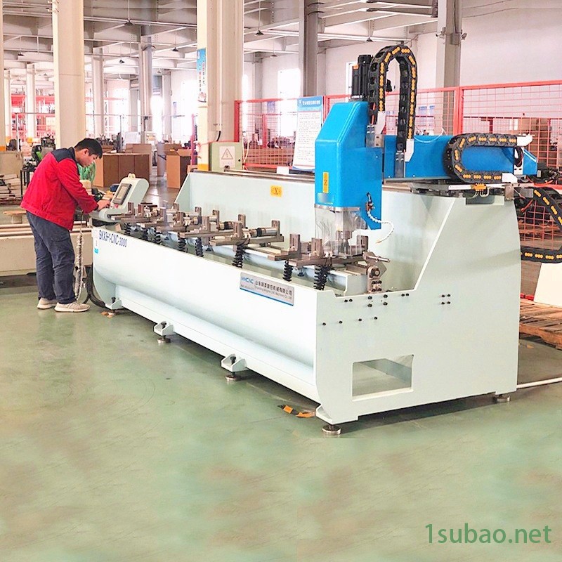 苏州铝型材数控钻铣床 铝门窗设备 轨道交通钻铣床图3