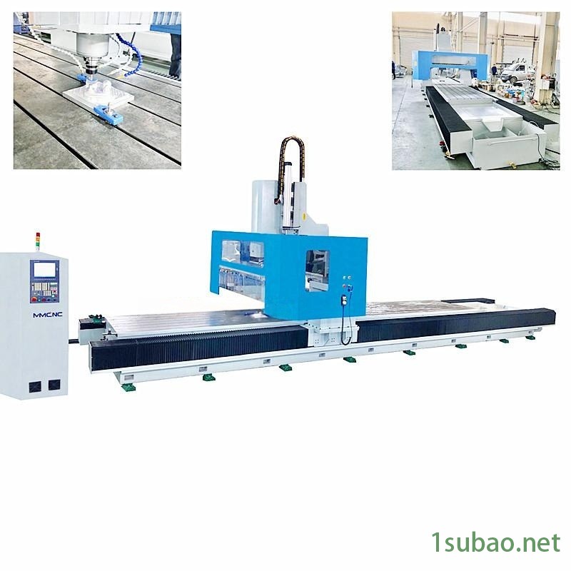 工业铝型材数控加工中心轨道交通立式数控钻铣床图5