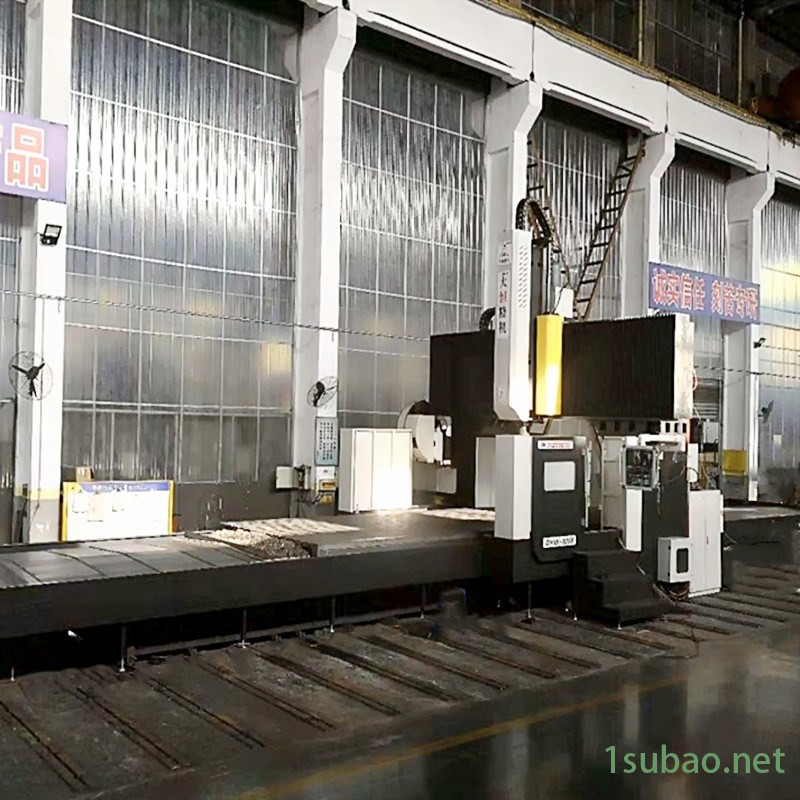 数控龙门铣床浙江客户在使用8米数控龙门加工中心图5