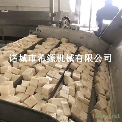 台湾鱼豆腐油炸机供应商 小型鱼豆腐成型油炸生产线