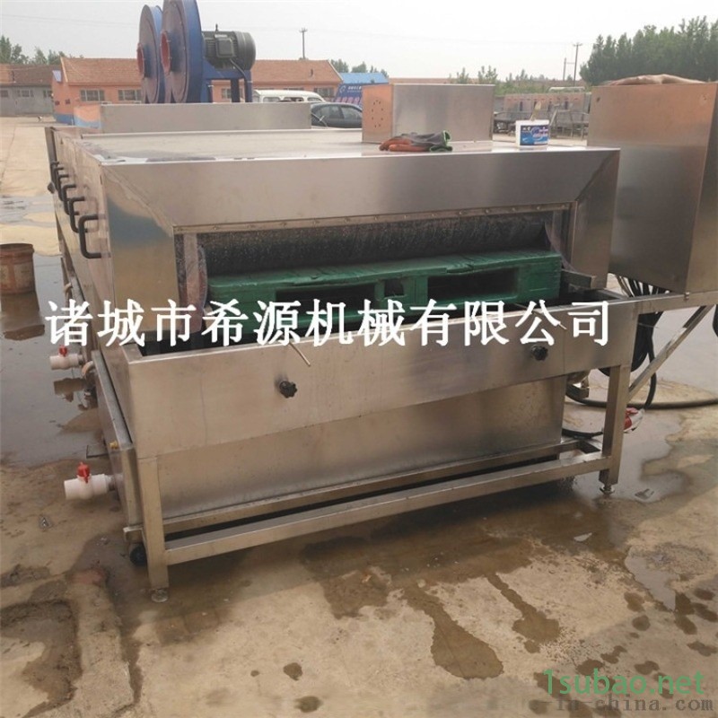 广东滚筒式鸡笼清洗机 大型鸡笼清洗过滤消毒成套设备图4