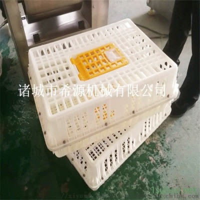 广东滚筒式鸡笼清洗机 大型鸡笼清洗过滤消毒成套设备