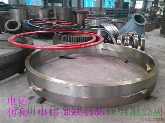 174齿16模数Φ2.0米回转式单筒冷却机大齿轮托轮总成图4