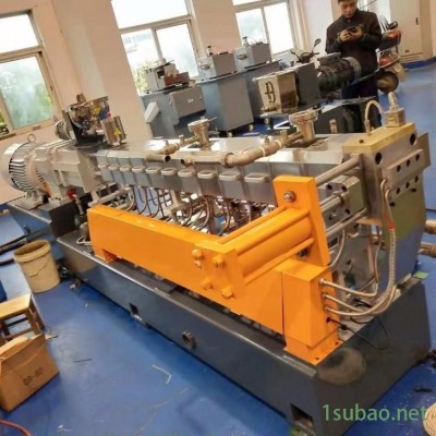 三螺桿擠出機 雙螺桿擠出機生產線 水拉條切粒 免費定制