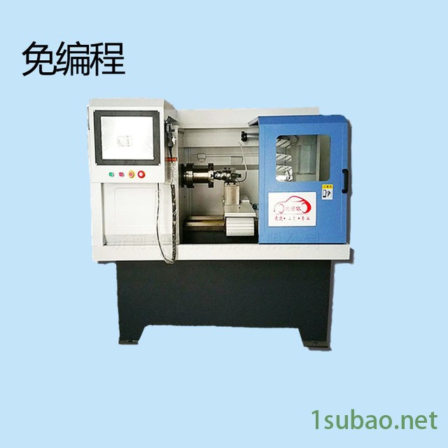 施诺依轮毂拉丝机SNY-5 免编程自动轮毂修复数控车床设备图2