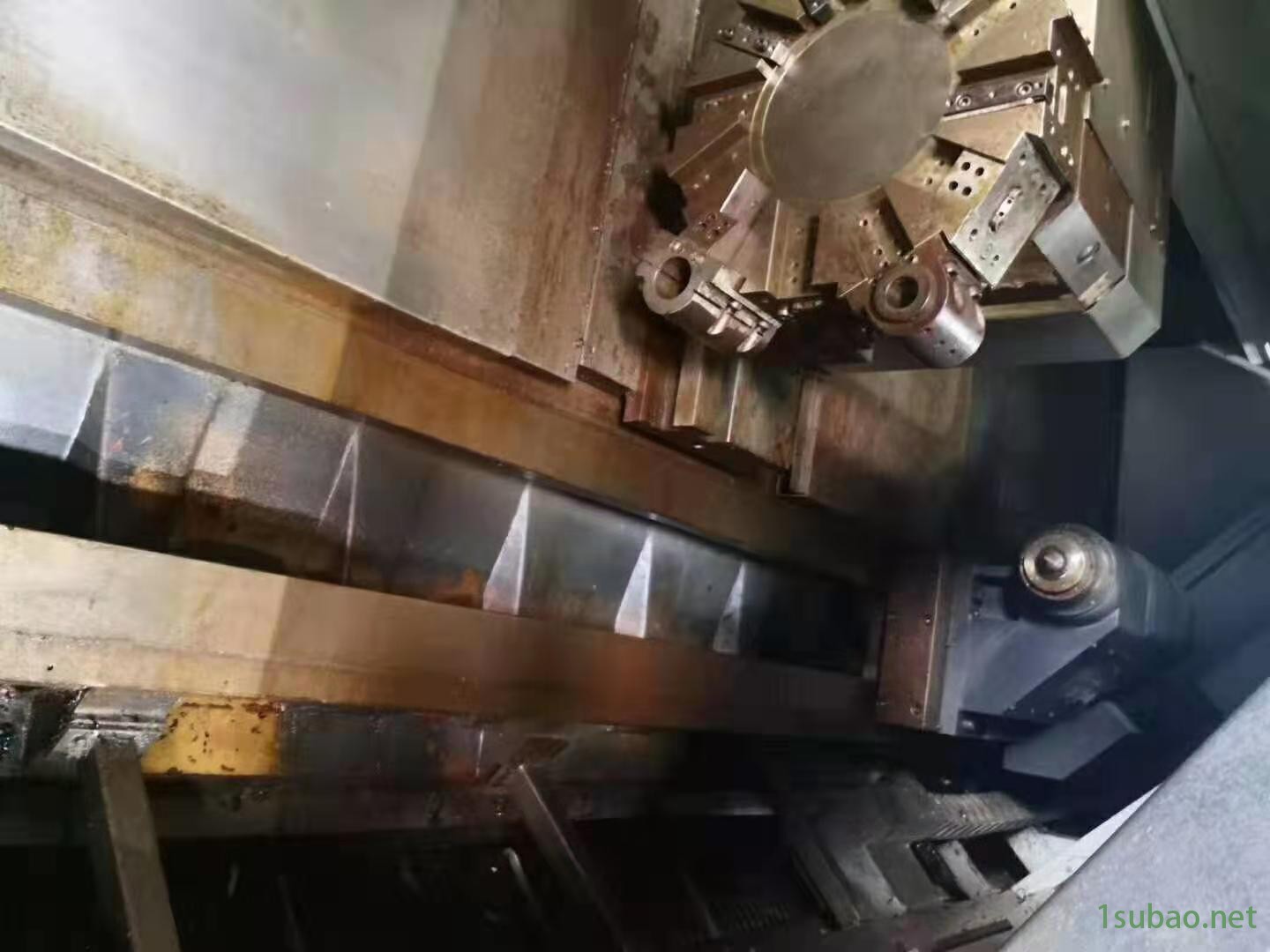 转让二手[海天HTM-TC40×2750重型数控车床]二手数控车尾座图2