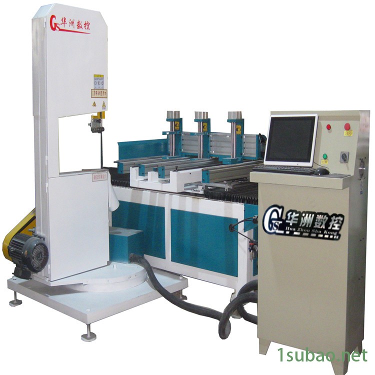 木工带锯机 数控线锯机  电脑弯料据 华洲牌伺服定位图2