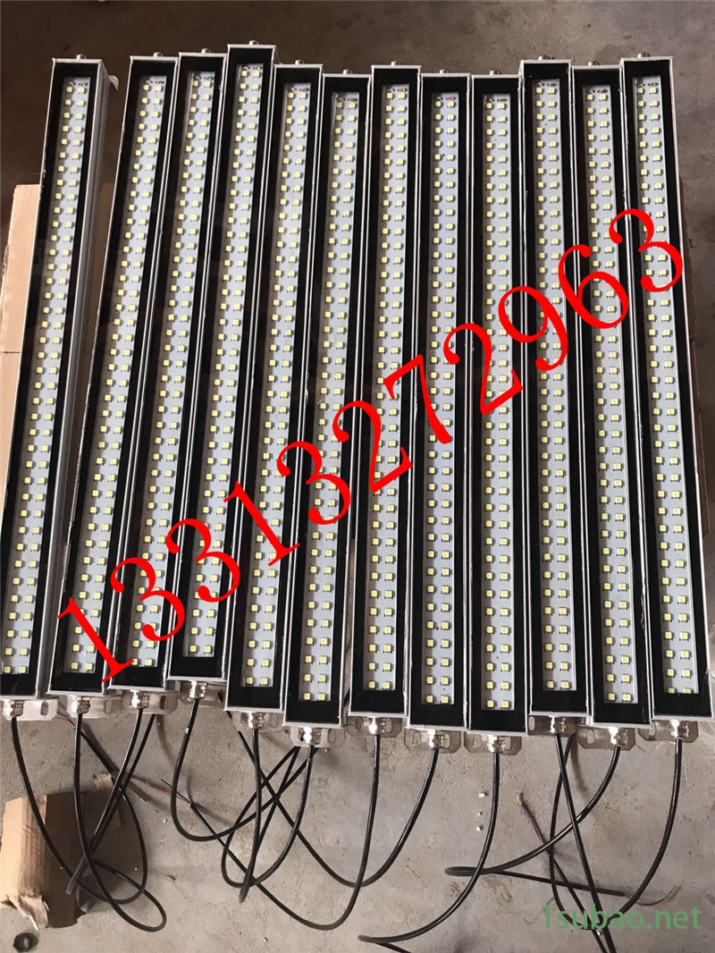 长方形金属外壳LED工作灯220v24v 机床防水防爆防尘工作灯 数控车床工作灯36V110V 长度可订制图2