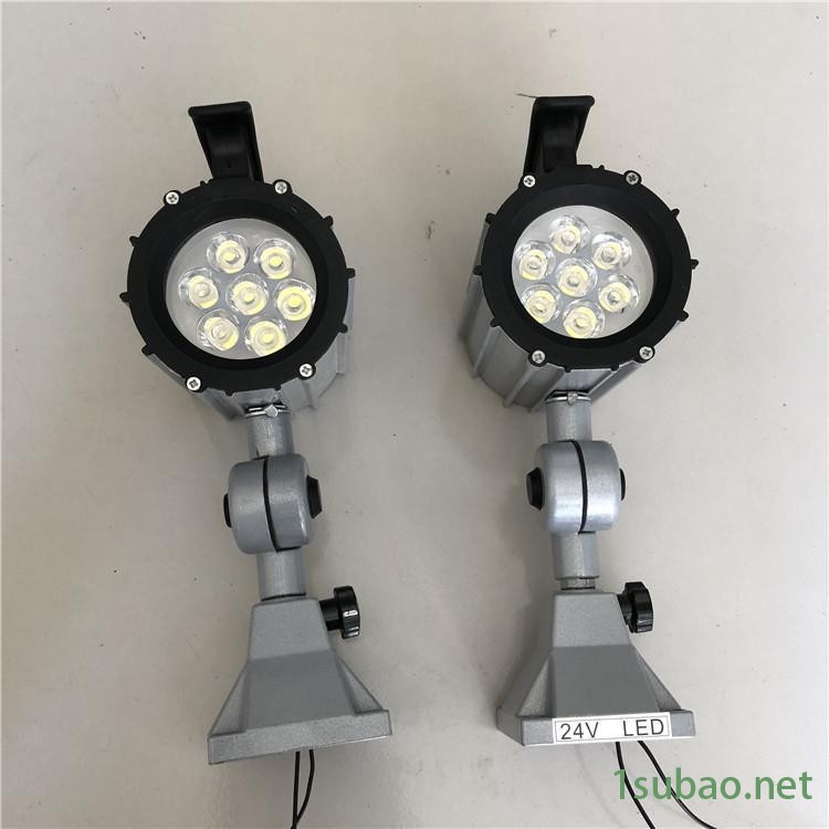 LED机床工作灯24V防油水弹簧车床冲床铣床磨床钻床火花机械灯220V图2