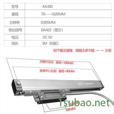 价直销铣床光栅尺/磨床光栅尺/车床光栅尺/磨床光栅尺/车床光栅尺图2