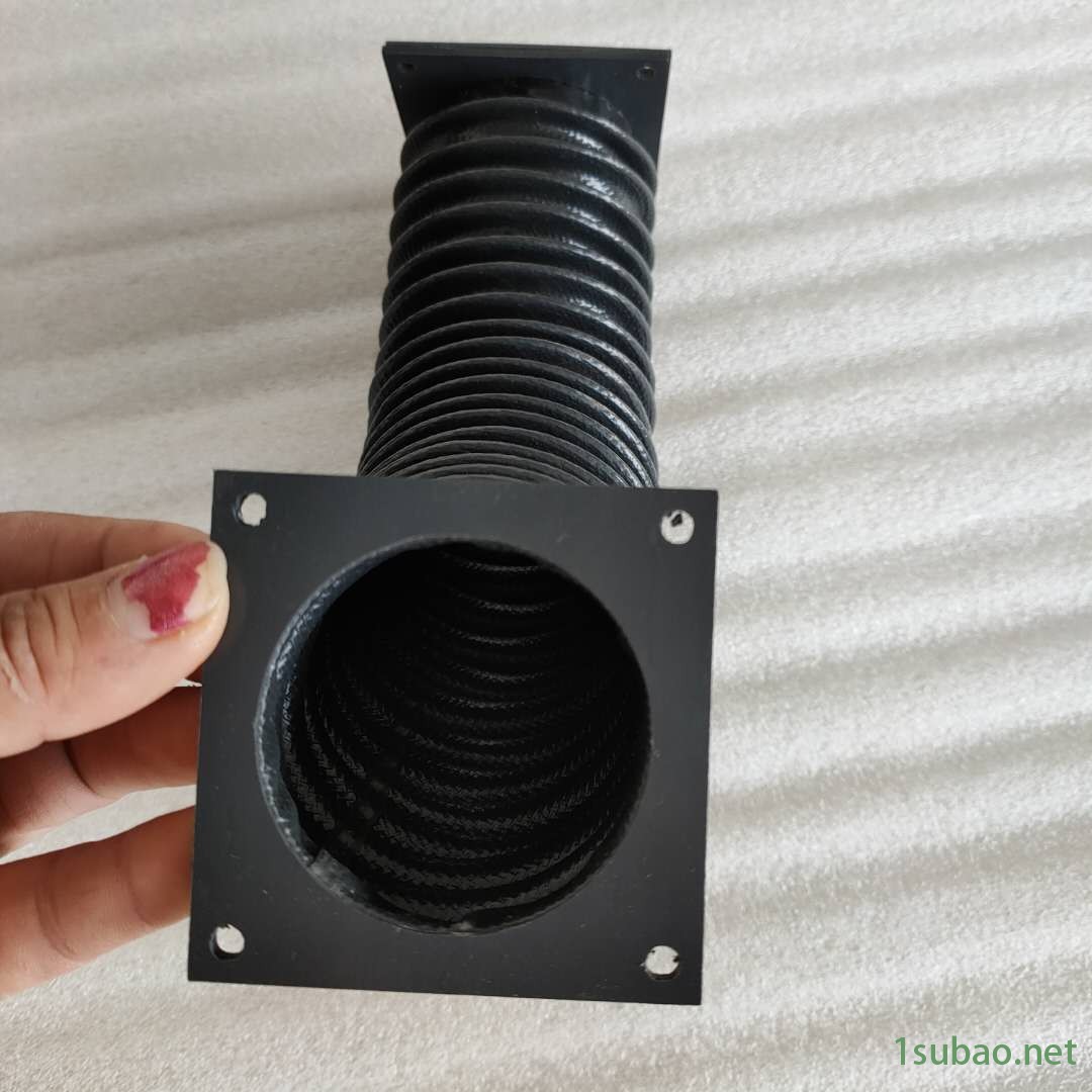 机床防尘罩 液压机油缸防尘套 数控车床缝制防尘套丝杠防护罩生产图2