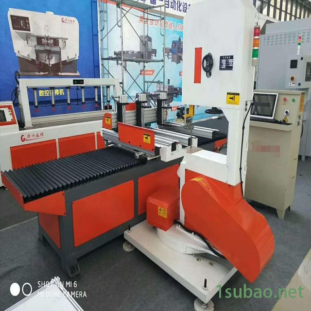 华洲  数控带锯机 木工皮带锯 电脑线锯机  工厂现货 全伺服定位 不用技术工图3