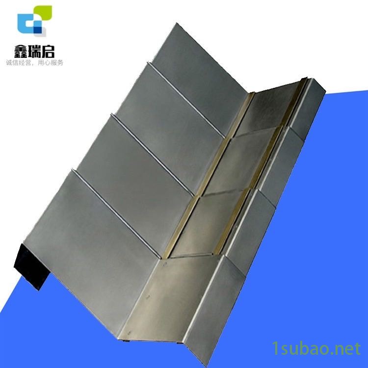 坎门机床CNC280/80数控车床XYZ三轴钣金防护罩 鑫瑞启专业维修钢板防护罩 风琴护罩图2