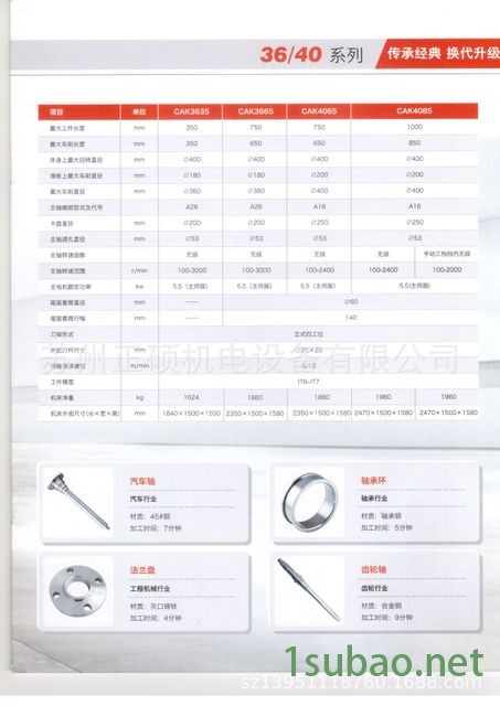 沈阳机床CAK系列数控车床-CAK3665图4