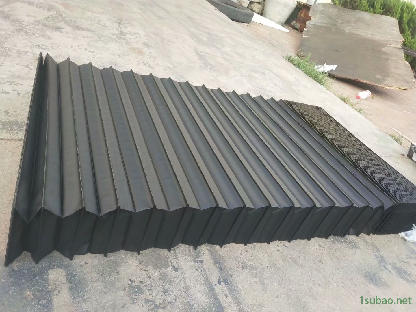 生产机床柔性风琴雕刻机伸缩护罩 U字形磨床风琴防护罩图2