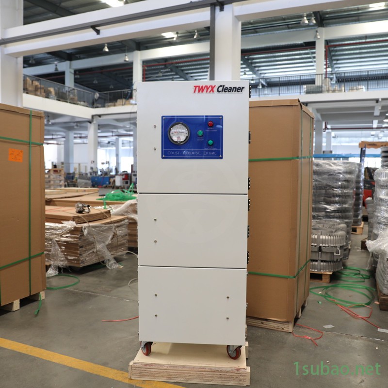 打磨车间工业集尘器移动式集尘设备金属切割磨床粉尘颗粒吸尘器全风图2