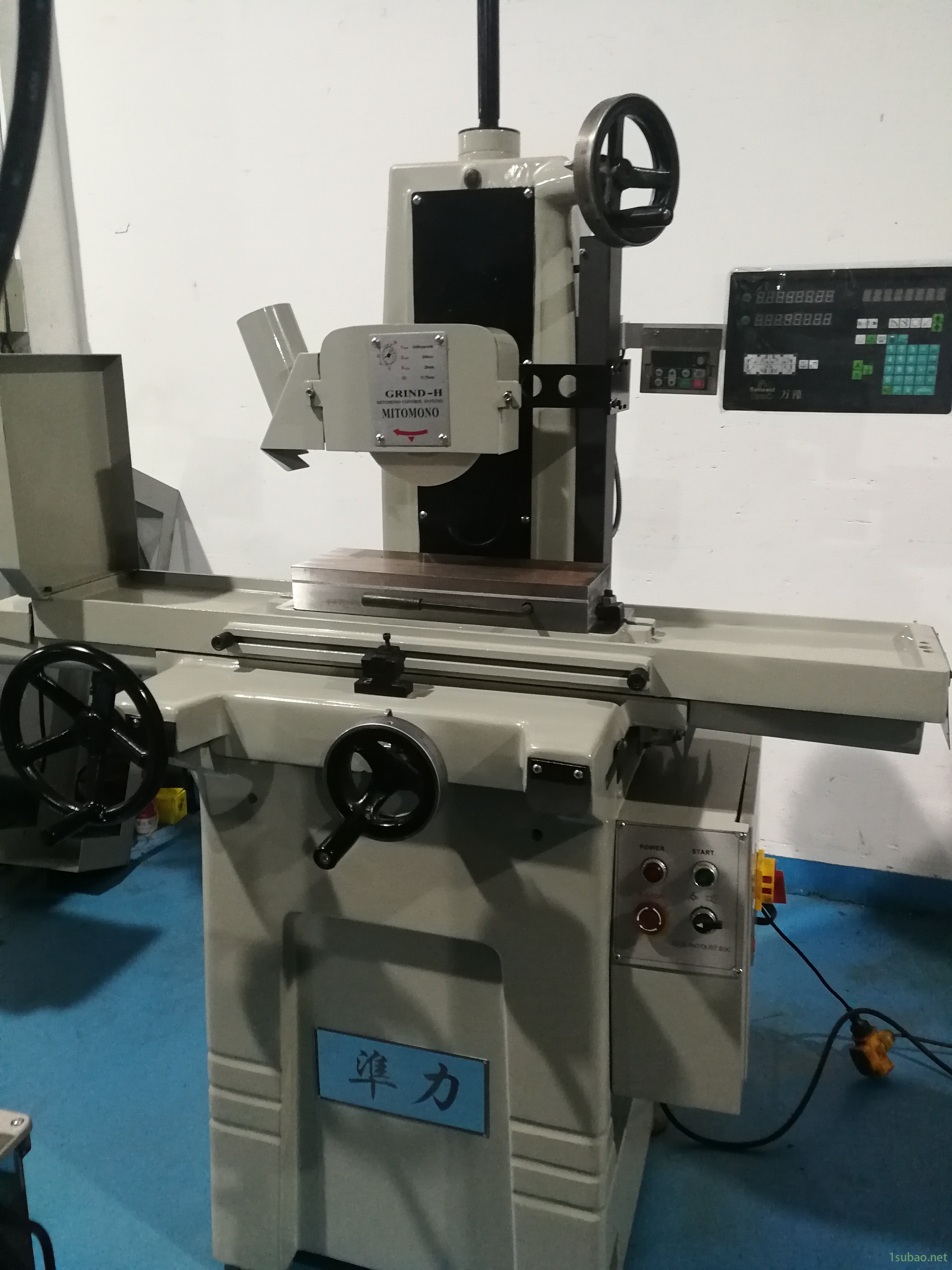 二手618手摇磨床 台湾准力小型精密磨床新机标准验收广东省内可保修图2