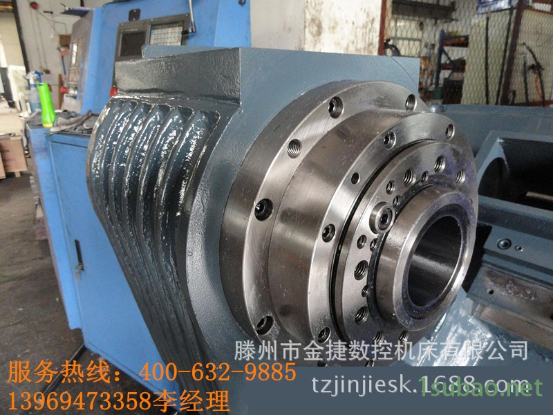 厂商直供CK6150 45度整体斜床身数控车床图2