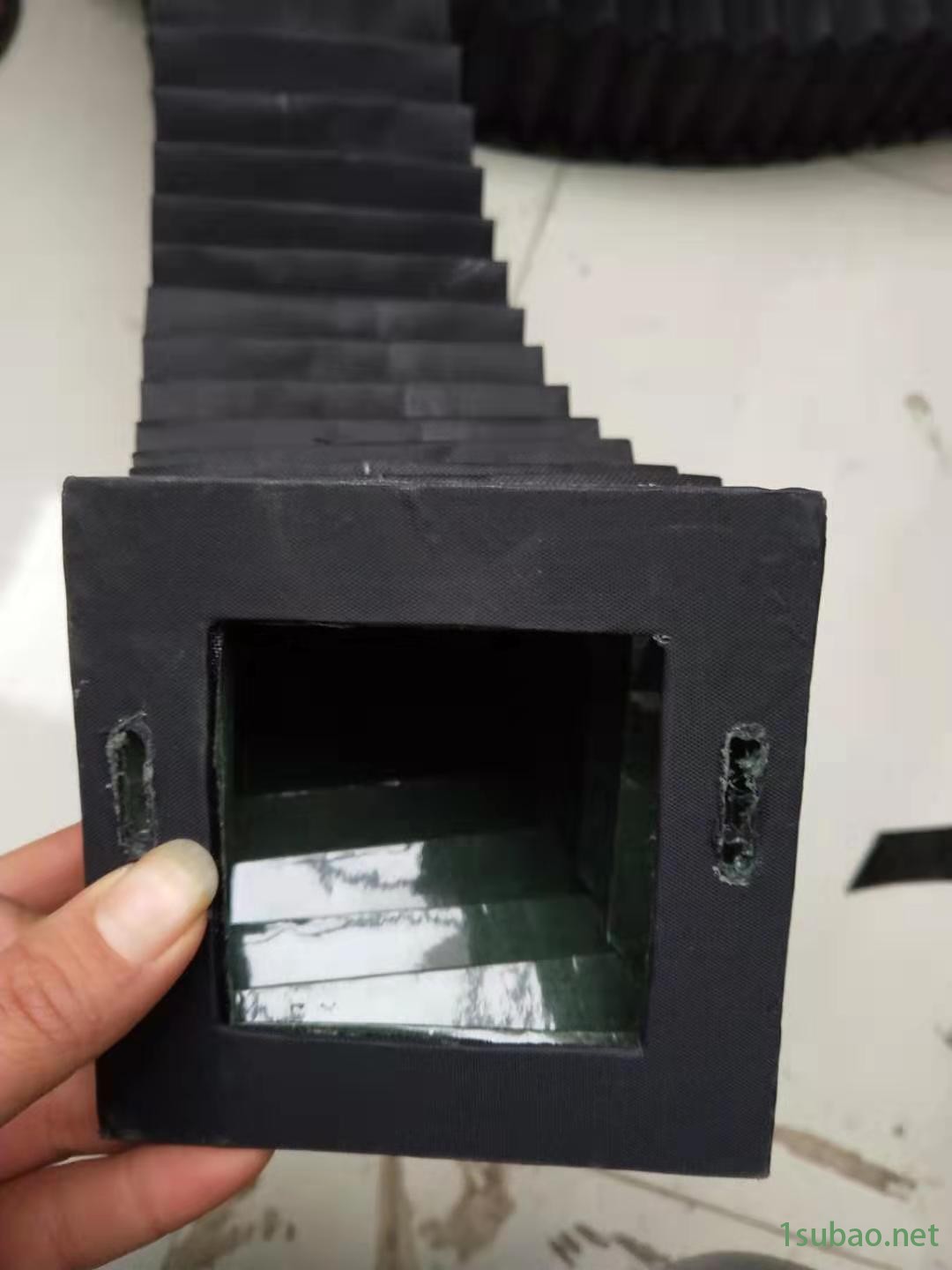 浙江磨床风琴防护罩 加工中心Y轴导轨防尘防护罩 一字风琴防护罩图2