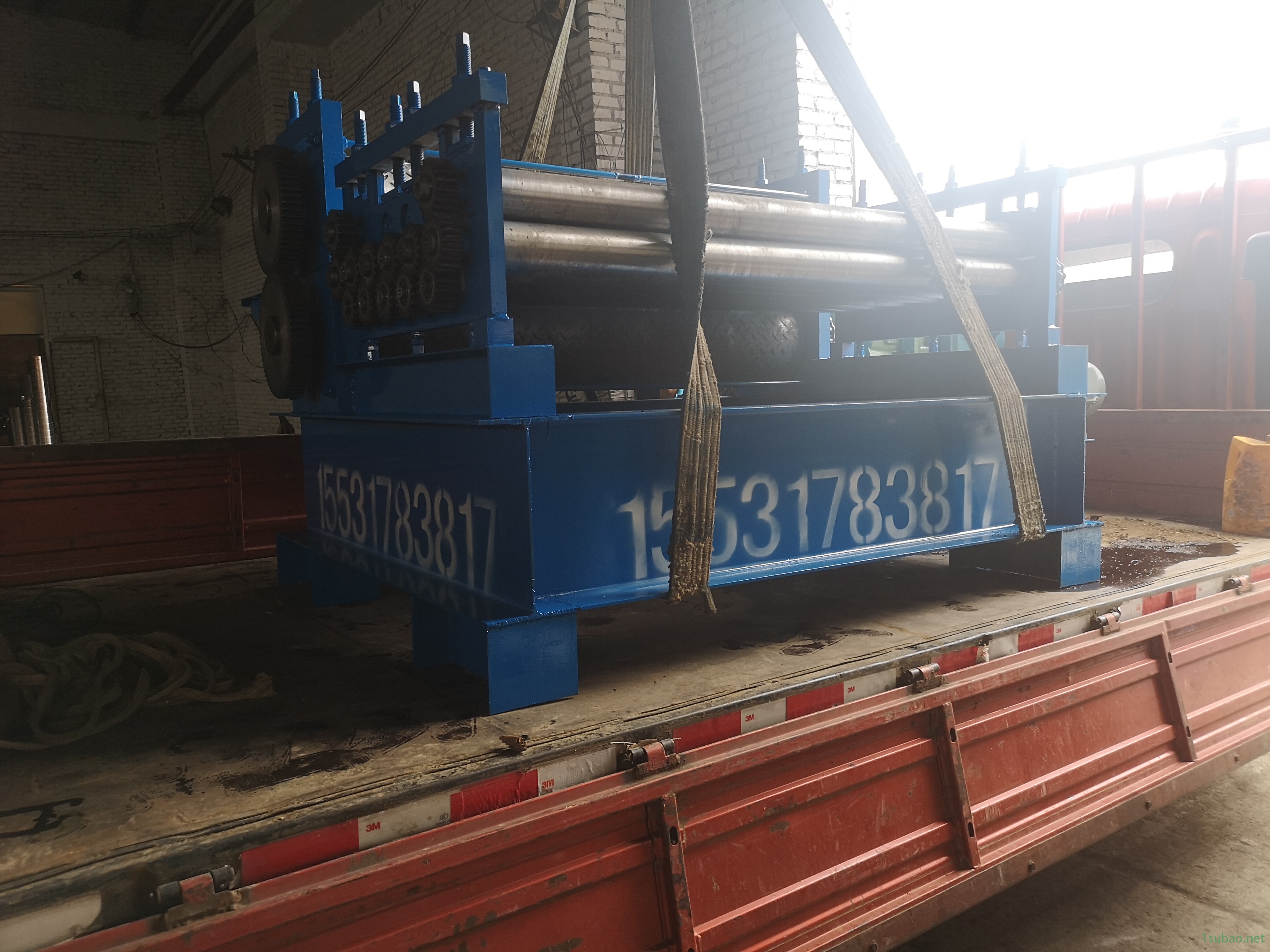 1.3米分条机 液压数控开平机 2mm厚压筋校平机 信成定制压花机图6