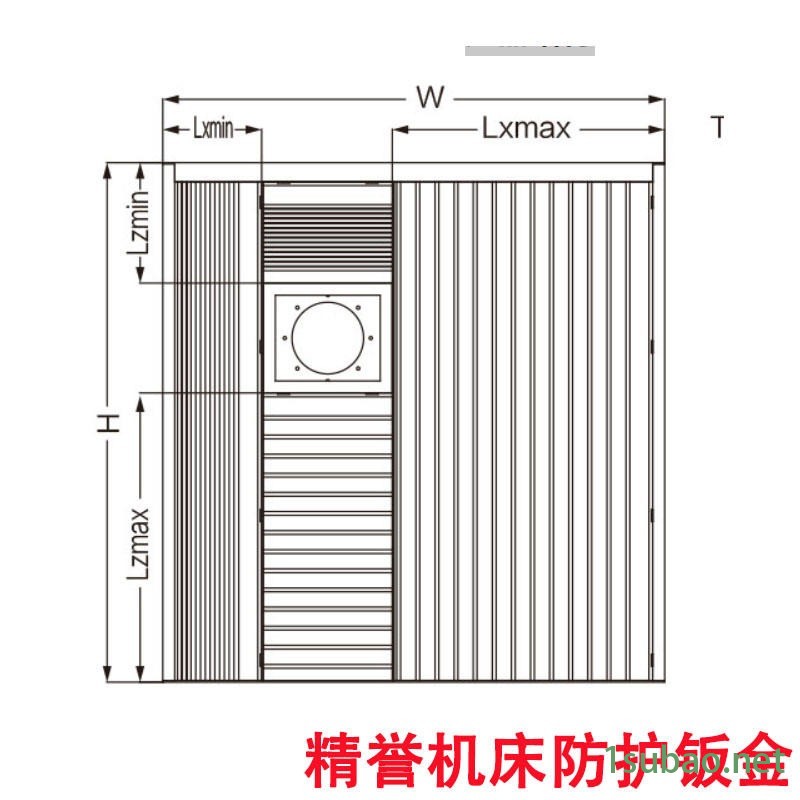 供应上海数控车床斜轨防护罩 内壁防护罩 主轴防护伸缩板
