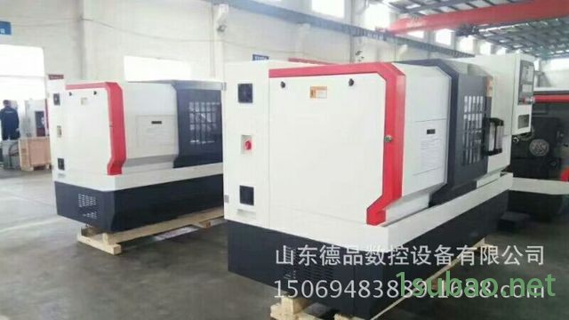 德品数控车床 高刚性CK6136数控智能车床 机加工用四工位数控车床 工作效率高图4