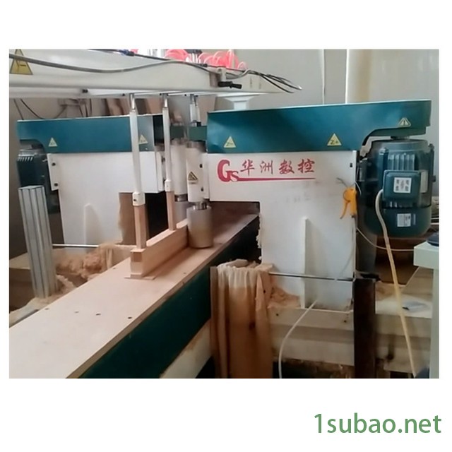 华洲 生产 数控双面刨 木工立铣 数控铣床 工厂自营功能完善图3