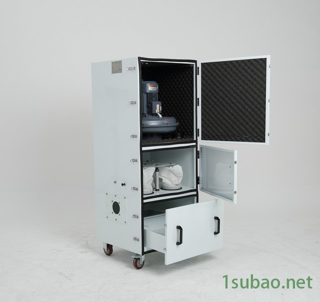全风出品 布袋集尘器 JC-7500粉尘木屑吸尘器  脉冲工业磨床柜式集尘器图2