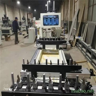 华洲 生产 自动榫槽机  木工数控榫眼机 五轴榫槽机  厂家自营运行平稳