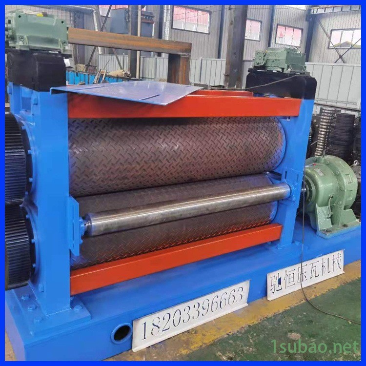 数控压花机 驰恒 卷板压花机 柳叶压花机图1