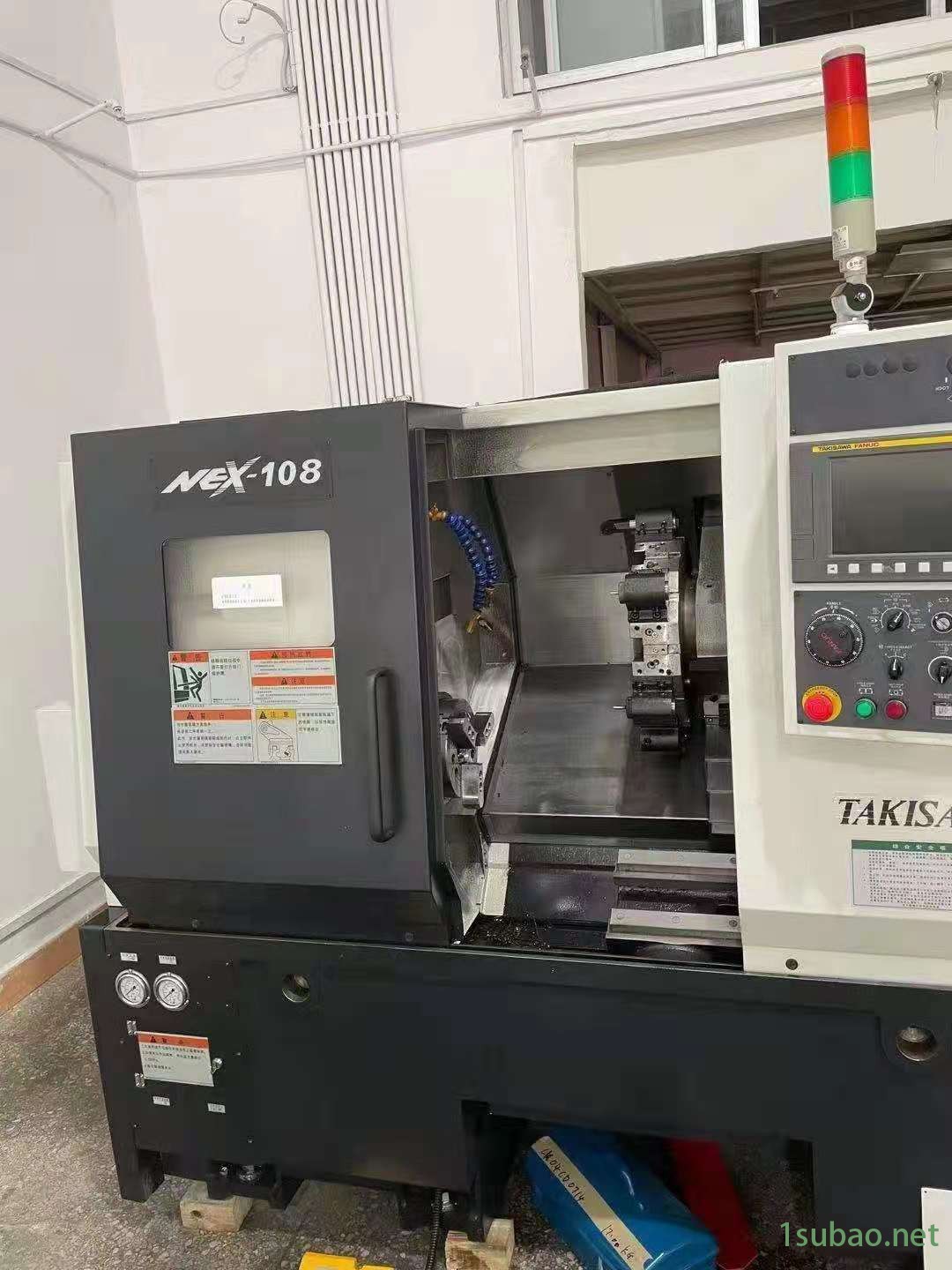 卧式车床+数控+线轨机+2021年产台湾龙泽NX108数控车床图2