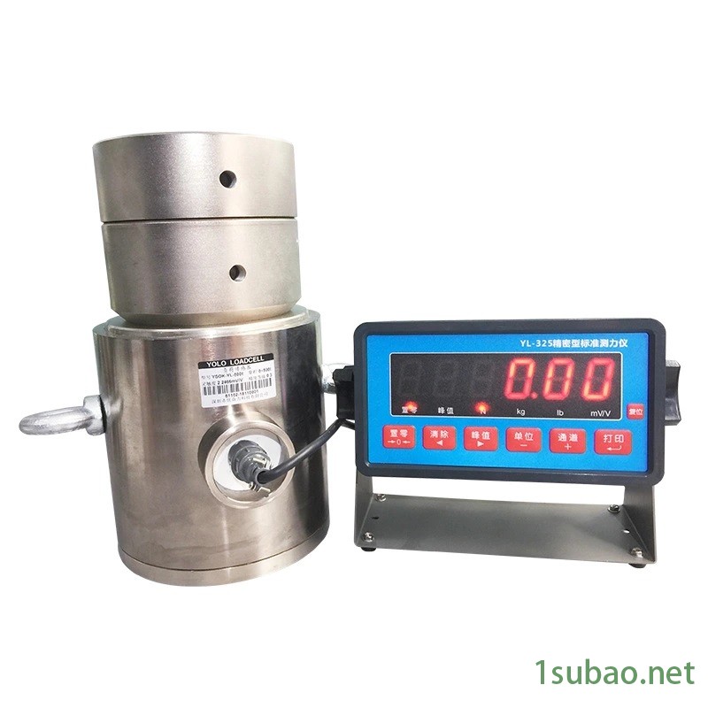 计量中心0.1级标准测力仪 200吨压力柱式测力传感器图2