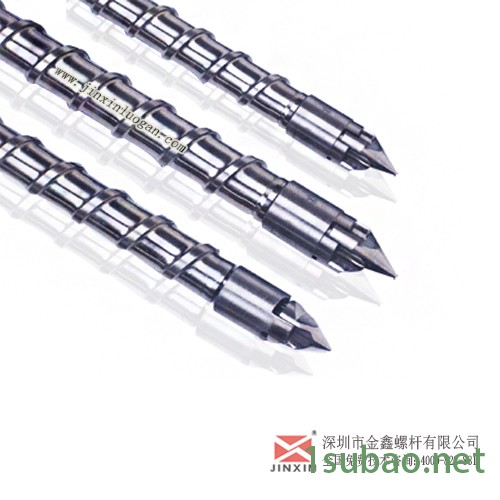 佛山280t格兰挤出机螺杆吹膜机螺杆料筒 金鑫螺杆图2