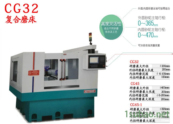 江苏数控内外圆复合磨床 豪特曼磨床厂家 数控复合磨床价格图3