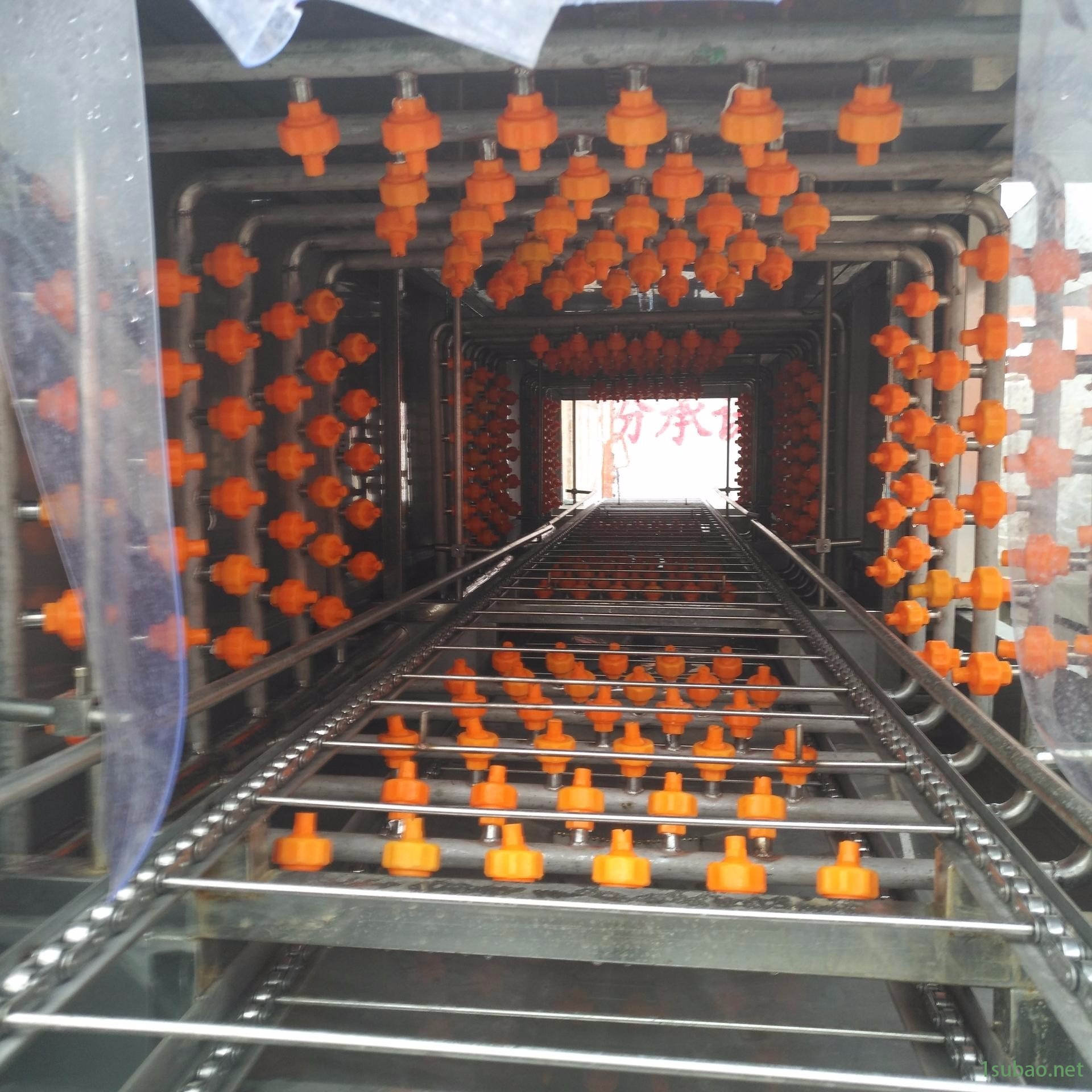 义康牌豆腐盘子清洗机  模具刷洗机  周转箱清洗机图3