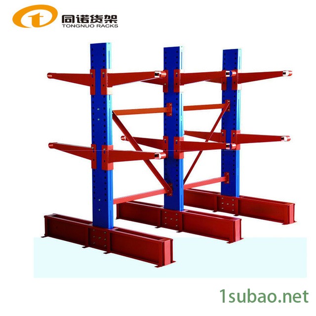 南京货架工厂，同诺货架批发模具抽屉式货架，单悬臂特殊管材板材货架，五金库房货架批发图5